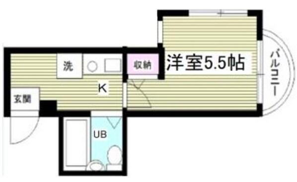 サンシティ稲田堤第5の物件間取画像